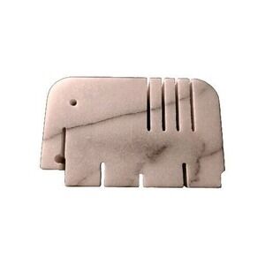 Vintage Marble‎ Paperweight Elephant Penholder Envelope Holder office Taiwan MCM